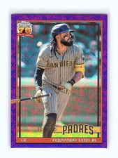 2026 Topps Chrome Logofractor Fernando Tatis Jr. 75th Anniversary Purple /75