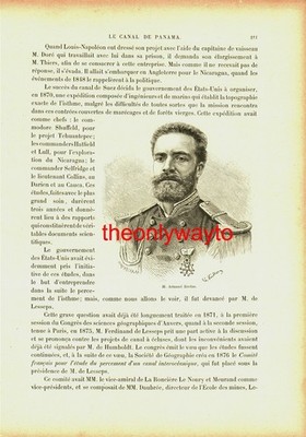 M. Armand Reclus, (W Wyse On Reverse) Engineers, Book Illustration (Print), 1895