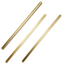 CashBeat Brass Guitar Nut Shims 72x2.8mm 0.5 1.0 2.0mm for Electric Gold
