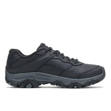 Merrell Moab Adventure 3 Waterproof Hiking Shoes in Black Leather Men Low-Top