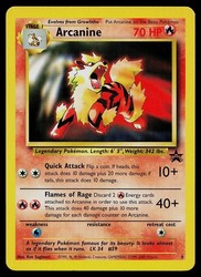 Arcanine #6 Black Star Promo WOTC