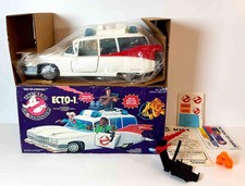 Kenner Vintage 1986 GHOSTBUSTERS ECTO-1 + Box UNUSED Decals - 100% Complete NM!