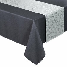 Mitteldecke Serviette Tischdecke 140 x 180 cm schwarz Tischtuch klassisch Deko