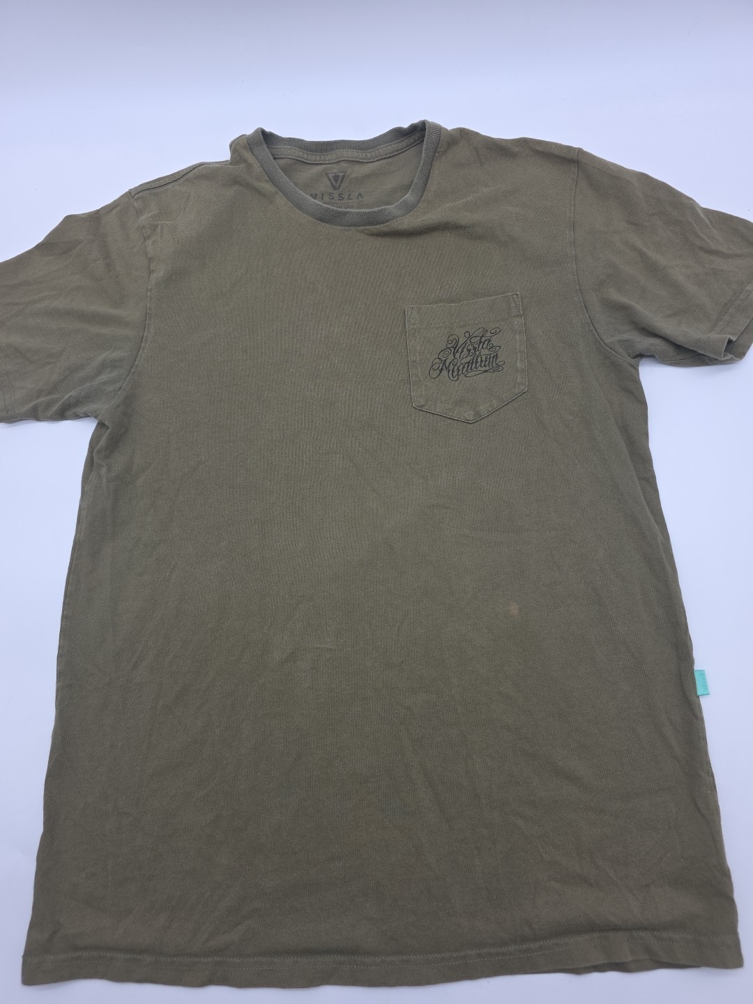 Vissla Shirt Mens Large Green Everyday  Surf Graphic Tee.#39973