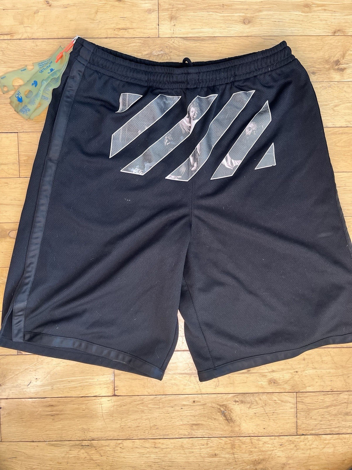 Rare NWT Off White Virgil Abloh Caravaggio Shorts XL 100percent Authentic image 2