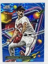 SPENCER STRIDER 2023 Topps Cosmic Chrome Blue Moon Refractor /99 #28