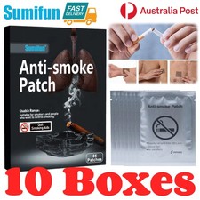 10 Boxes Nicotine Transdermal Plaster Craving Relief Smoking Cessation Lung Care