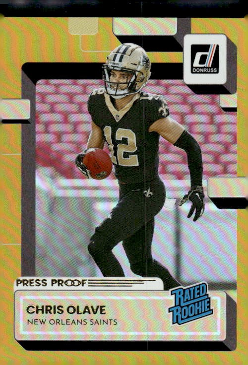 2022 Donruss Chris Olave #309 Premium Press Proof