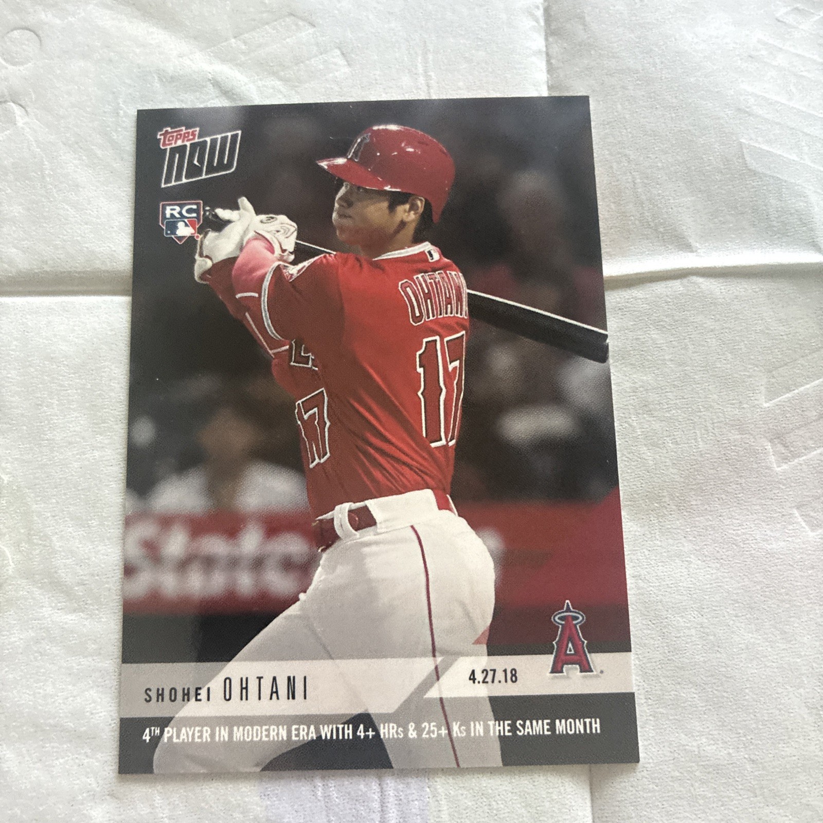 大谷翔平】2018 TOPPS NOW #136 SHOHEI OHTANI RC / エンゼルス 