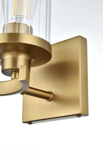 Living District Thane 5" Wall Sconce In Satin Gold - Picture 6 of 8