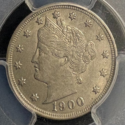 1900 Liberty Nickel PCGS AU-55 - Original and Problem Free!
