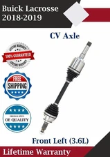 New OE Front Left CV Axle For 2018-2019 Buick Lacrosse 3.6L Lifetime Warranty
