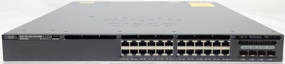 Cisco Catalyst 3650 24 Port Gigabit Switch 4x1G 780W PoE+ WS-C3650-24PS-L