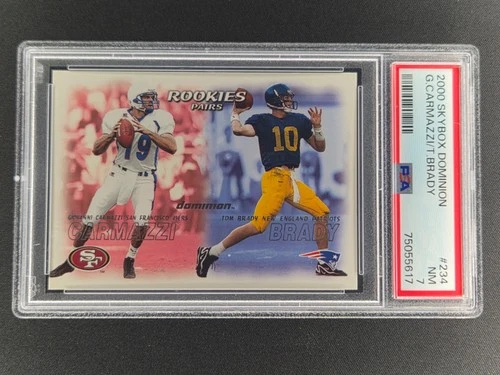 2000 Skybox Dominion Tom Brady RC #234 PSA 7 New England Patriots Goat MVP