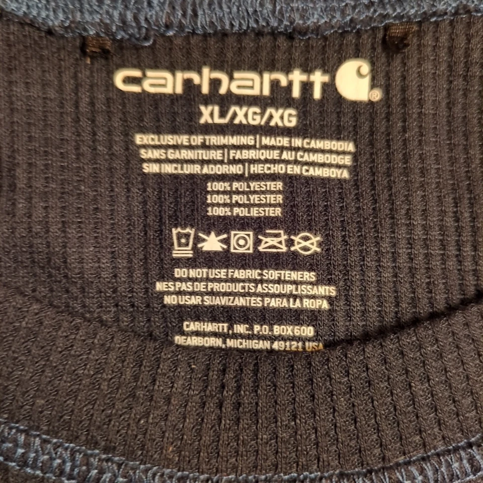 Carhartt Hombre Peso Medio Clásico Crew Azul Talla XL Foto 2 de 4