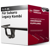 FüR Subaru Legacy Kombi Iii Typ Be/Bh (G.D.W.) AnhäNgerkupplung Starr Neu