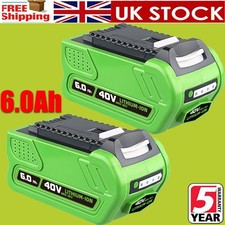 2PACKS 40 Volt 6.0Ah G-MAX Lithium Battery GWL1820 For 29472 29462 29252 20202