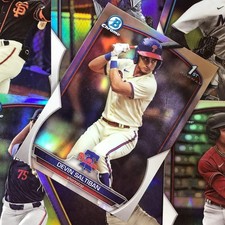 2023 Bowman Draft MLB HUNTER HOLLAN 1st Bowman Base Chrome Refractor #59