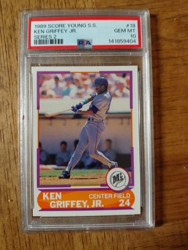 PSA 10 1989 Score Ken Griffey Jr Young Superstars II #18 (RC)