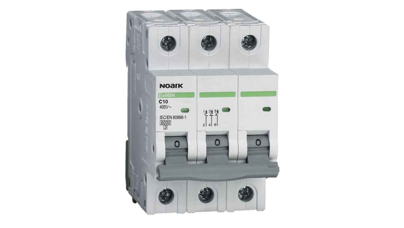 3P C 10A Overcurrent Switch 6kA Ex9BN 100141