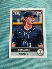 2026 Onyx Baseball Billy Carlson Base Card Chicago White Sox