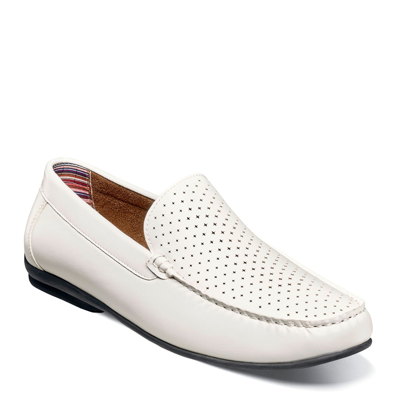 Мужские слипоны Stacy Adams Conroy 75 DM US - Белый 15290₽