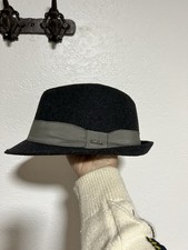 Cappello Scala Fedora Grande Grigio Trilby Misto Lana Detective Krueger Michael Jackson