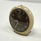 Collectible Vintage Westclox Cream Round Big Ben Wind Up Table Top Alarm Clock