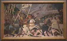 Paolo Uccello The Battle Of San Romano A4 Print