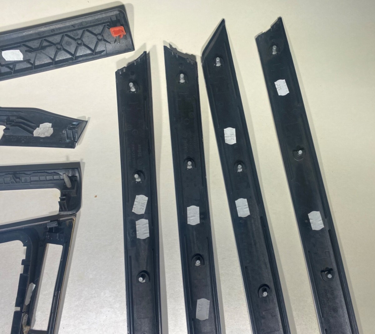 BMW E46 Shadow Aluminum Silver Interior Trim Set OEM | eBay