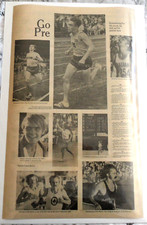 1975 Steve Prefontaine *GO PRE Photo Tribute* R-G FULL PAGE Digital Reproduction