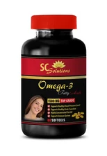 Omega fish oil - OMEGA 8060 FATTY ACID - eye supplement - 1 Bottle 60 Softgels