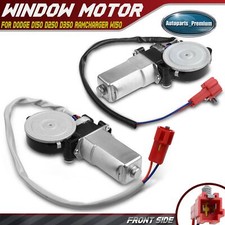 2x Front Power Window Motor For Dodge D150 D250 D350 Ramcharger W150 W250 90-93 2x Front Power Window Motor For Dodge D150 D250 D350 Ramcharger W150 W250 90-93