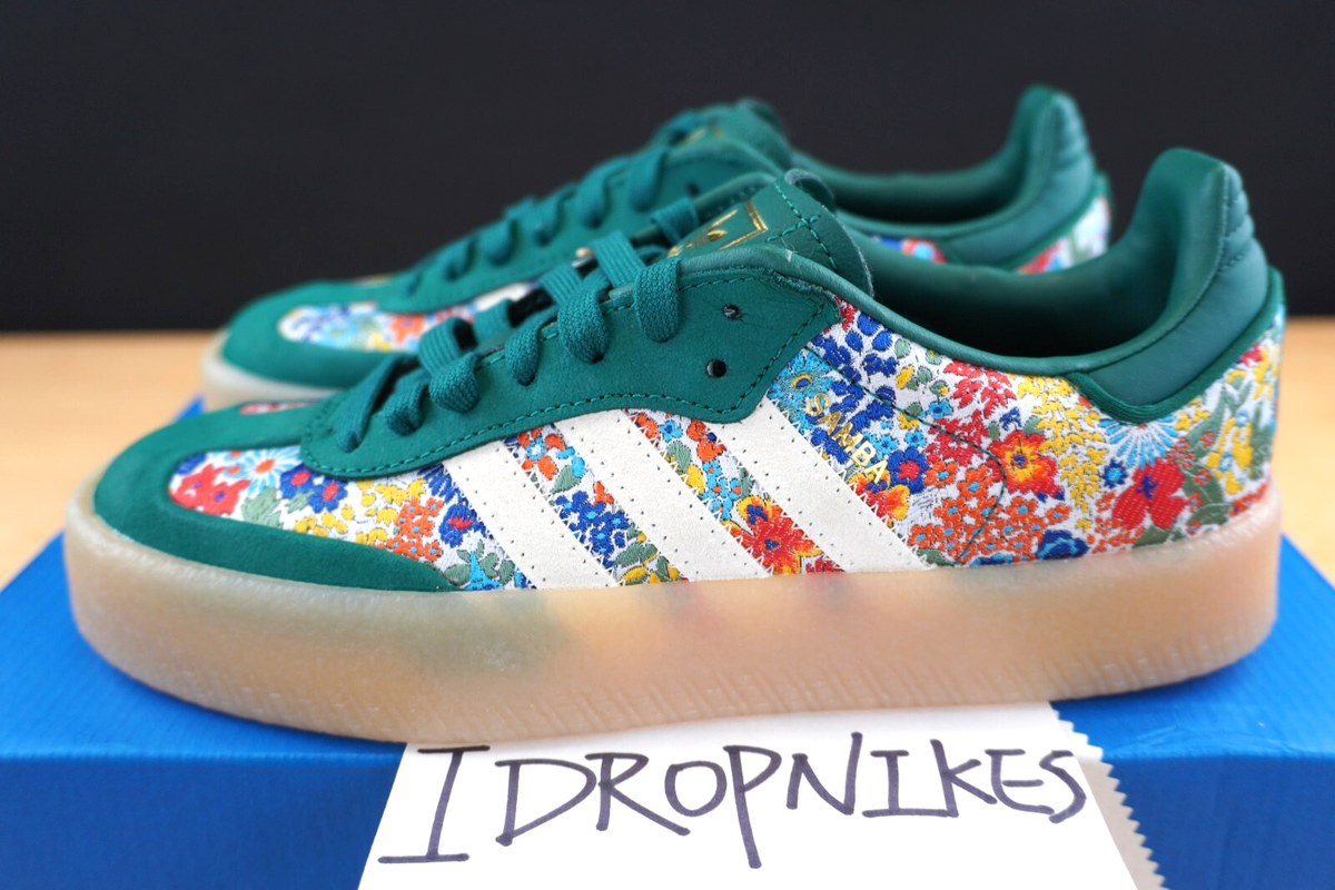 adidas x Liberty London Sambae Green Floral Women's - JH7289 | eBay