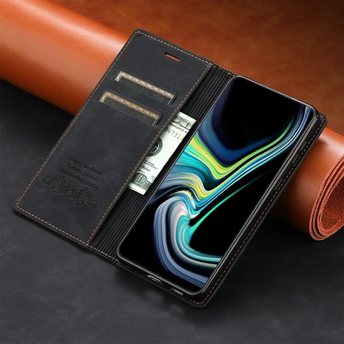 Slim Leather Wallet Case Stand Card Magnetic Flip Cover for OnePlus 9 Pro/Nord - Picture 14 of 24