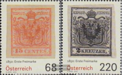 Prophila Collection Österreich Briefmarken 3260-3261 Postfrisch MNH – Philatelie-Set 2016, Marke Auf Marke