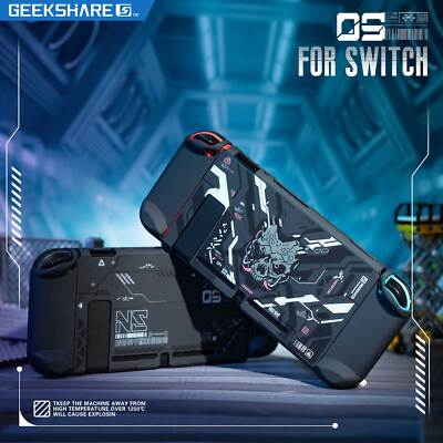 GeekShare Protective Case for Nintendo Switch Hardshell PC Cover Skull Black