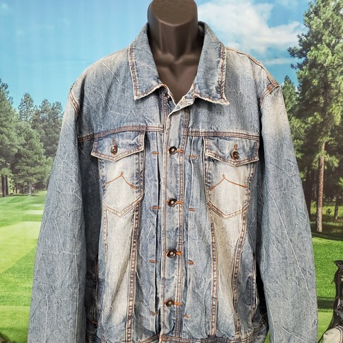 ROCAWEAR MENS JEAN JACKET THICK HEAVY 