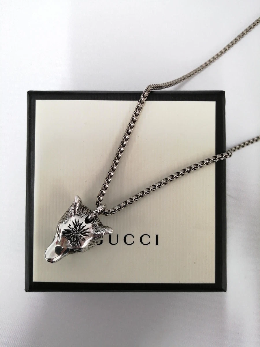 Gucci Sv925 Anger Forest Silver Necklace