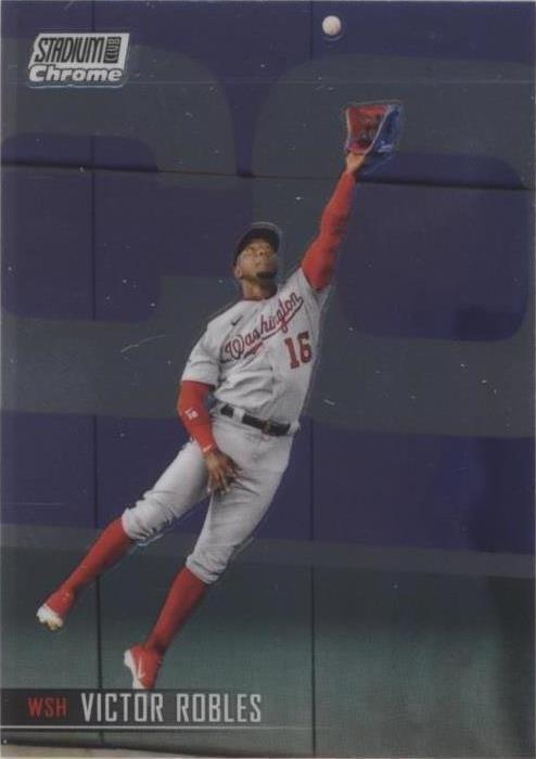 2021 Topps Stadium Club Chrome - Victor Robles #266 - 1 of 1