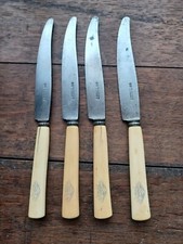 4 ANCIENS COUTEAUX A FROMAGE CH GUERRE A LANGRES