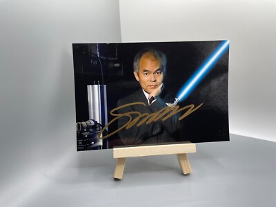 Autogramm auf Foto Shuji Nakamura  9x13cm, Nobelpreisträger Japan Physik 2014