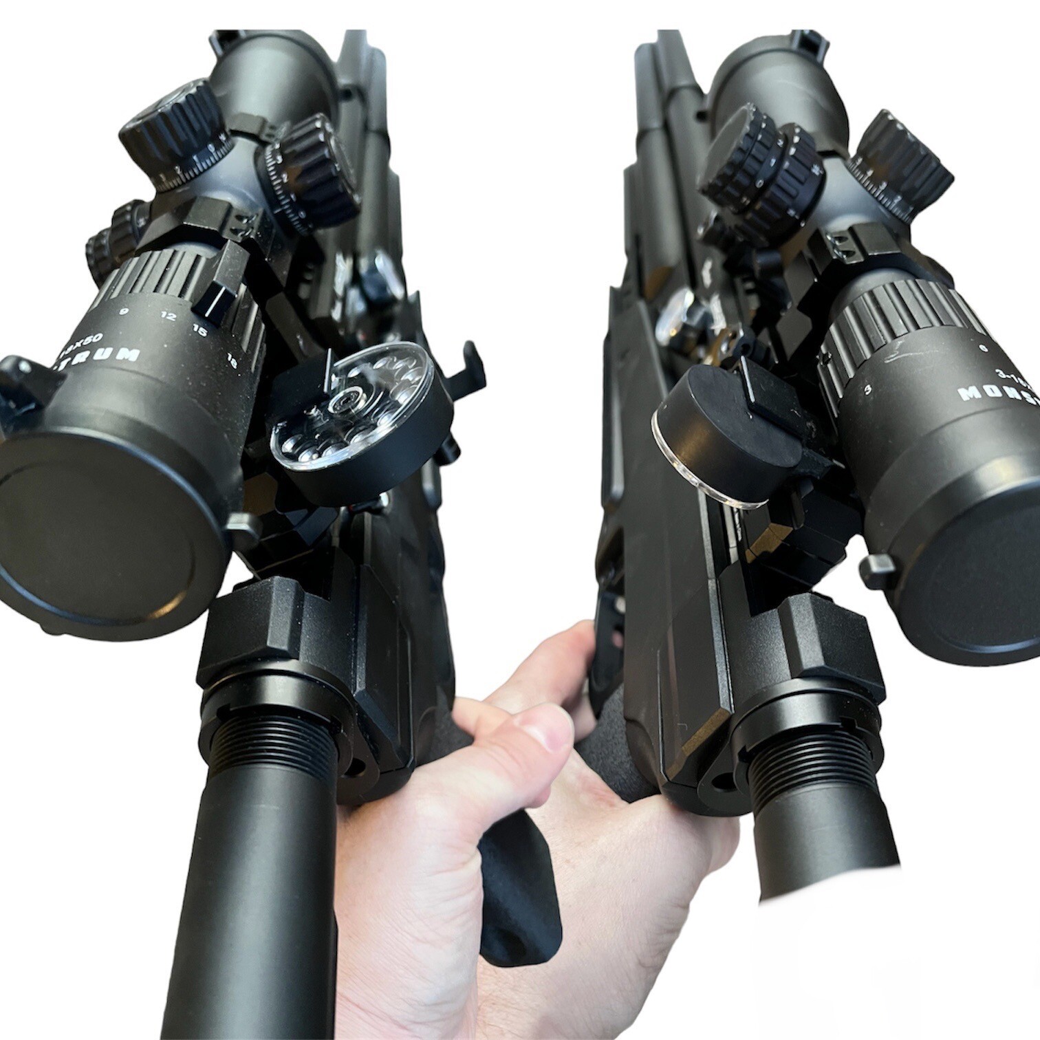 Airgun Dual Magazine Picatinny Rail Mount Air Venturi AvengeX Avenger Gauntlet Contino