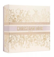 Christian Dior Logo Beige Blush Gold Beauty Gift Box 8.5x8.5x3 Limited Edition