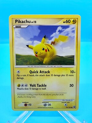 Pikachu 070/100 LP   Pokémon Majestic Dawn   Diamond & Pearl Era Fan Favorite