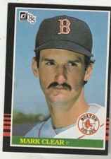 FREE SHIPPING-MINT-1985 Donruss Mark Clear Boston Red Sox 538