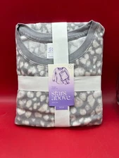 Stars Above Thermal Pajama Set (Choose Size) Brand New (gray)