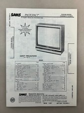 Toshiba CX2056 Service Manual Sams Photofact Free Shipping