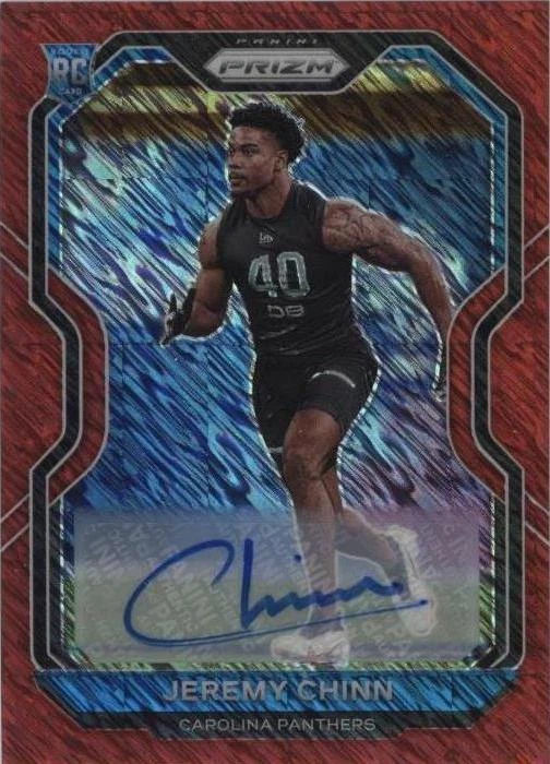 Red Shimmer Prizm Autographs