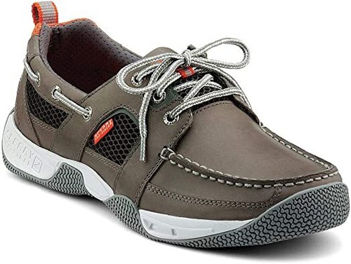 MOC LEATHER MESH BOAT SHOES 